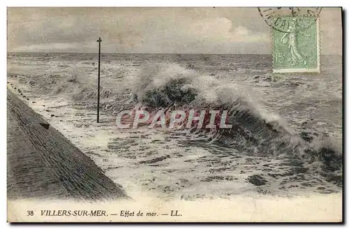 Cartes postales Villers Sur Mer Effet De Mer