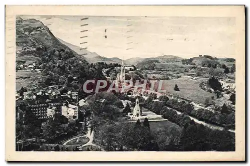 Ansichtskarte AK Lourdes La Basilique Et Le Calvaire