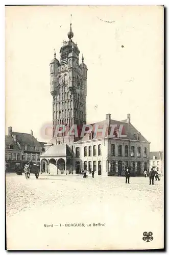 Cartes postales Bergues Le Beffroi