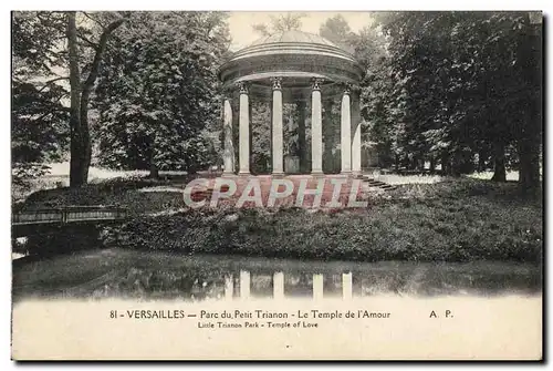 Ansichtskarte AK Versailles Parc Du Petit Trianon Le Temple De I&#39Amour