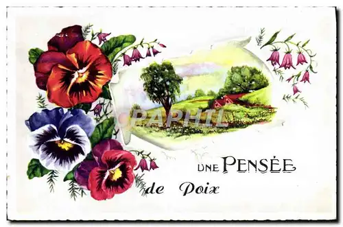 Cartes postales moderne Une Pensee De Poix