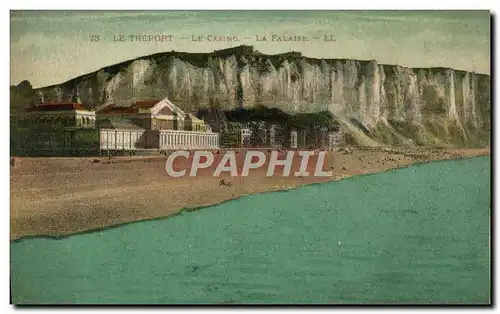 Cartes postales Le Treport Le Casino La Falaise