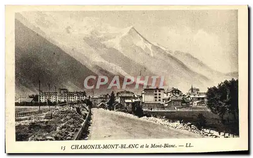 Cartes postales Chamonix Mont Blanc