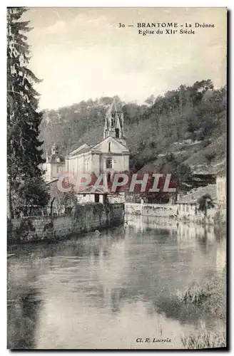 Ansichtskarte AK Brantome La Dronne Eglise du 12eme