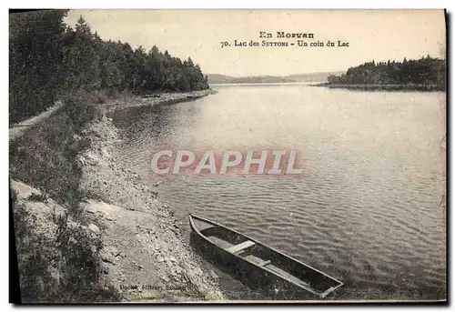 Cartes postales En Morvan Lac Des Settons Un Coin Du Lac