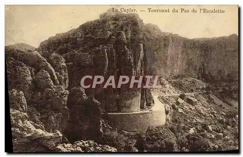 Cartes postales Le Caylar Tournant Du Pas De I'Escalette