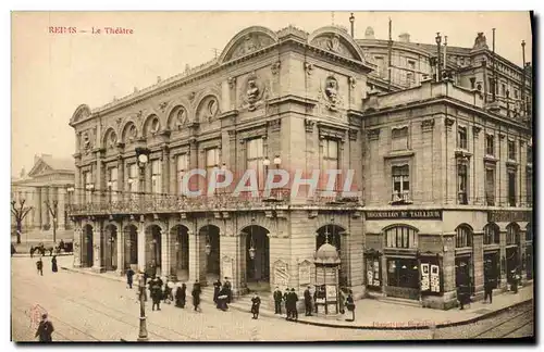 Cartes postales Reims Le Theatre