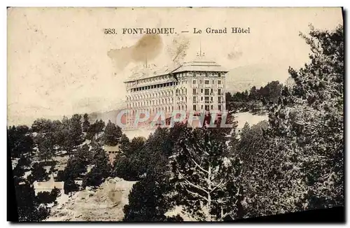 Cartes postales Font Romeu Le Grand Hotel