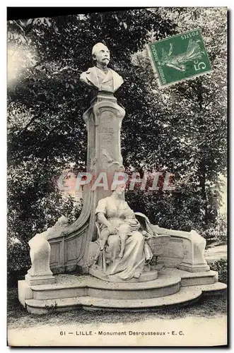 Cartes postales Lille Monument Desrousseaux