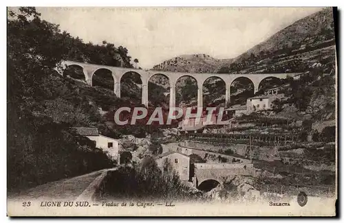 Ansichtskarte AK Ligne Du Sud Viaduc De La Cagne