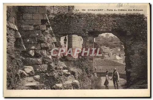 Cartes postales Chauvigny Porte Du Chateau Des Eveques