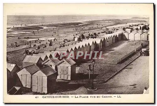 Cartes postales Cayeux Sur Mer La Plage Vue Du Casino