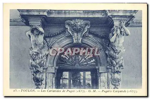 Cartes postales Toulon Les Cariatides De Puget