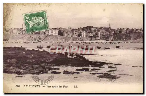 Cartes postales Le Portel Vue Prise Du Fort