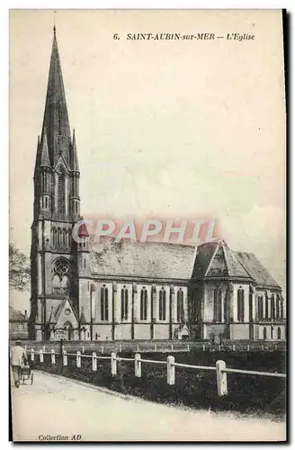 Cartes postales Saint Aubin Sur Mer L&#39Eglise