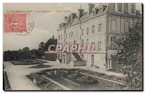 Cartes postales La Haras Du Pin Le Chateau Vue Sur Le Parc