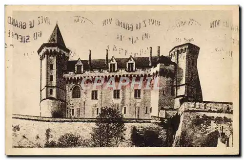 Cartes postales Saumur Le Chateau Facade