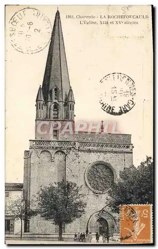 Ansichtskarte AK Charente La Rochefoucauld L&#39Eglise