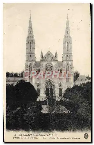 Ansichtskarte AK La Chapelle Montligeon Facade De La Basilique