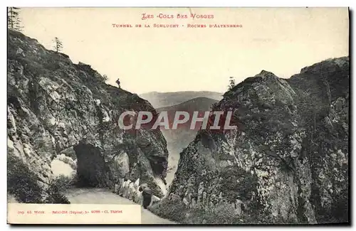 Cartes postales Les Cols Des Vosges Tunnel De La Schlucht Roches d'Altenberg