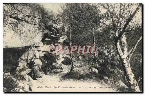 Ansichtskarte AK Foret De Fontainebleau Cirque Des Demoiseiles