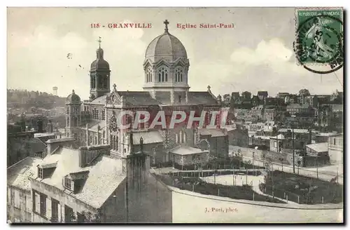 Cartes postales Granville Eglise Saint Paul