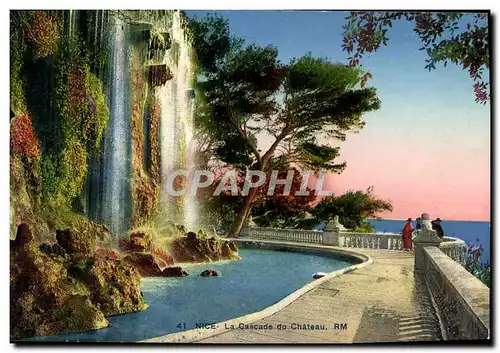 Cartes postales Nice La Cascade Du Chateau