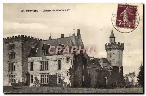 Ansichtskarte AK Souvigny Chateau De Montaret