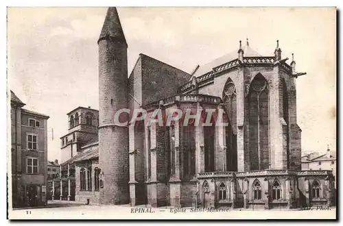 Cartes postales Epinal Eglise Saint Maurice