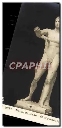 Cartes postales Roma Museo Vaticano Apxyomenos