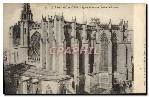 Cartes postales Cite de Carcassonne Eglise St Nazaire