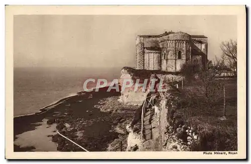 Ansichtskarte AK Talmont pres Royan L&#39eglise Abside et remparts