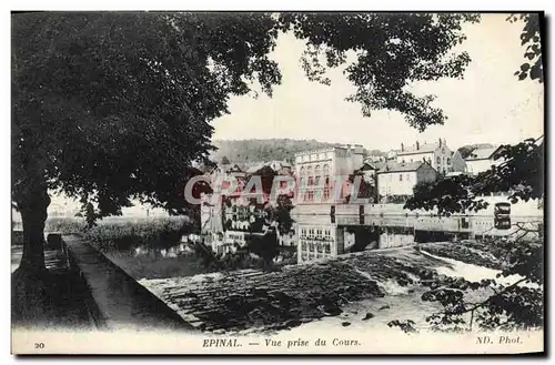 Cartes postales Epinal Vue prise du Cours