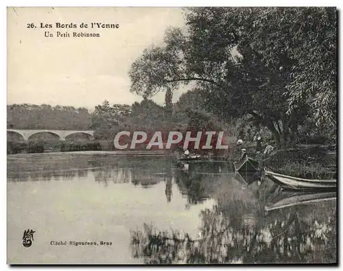 Cartes postales Les Bords de l&#39Yonne Un Petit Robinson