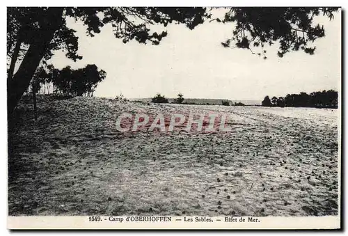 Cartes postales Camp d&#39Oberhoffen Les Sables Effet de Mer