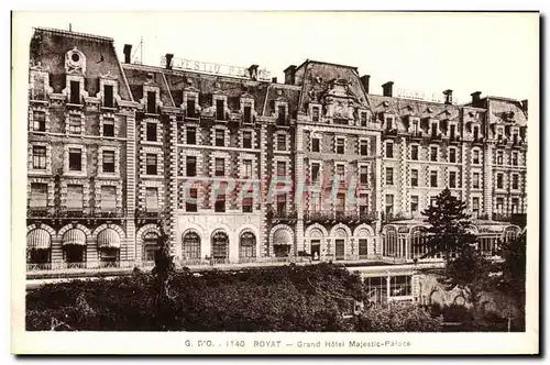 Cartes postales Royat Grand Hotel Majestic Palace