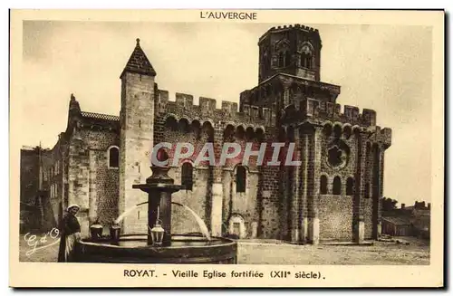 Cartes postales Royat Vieille Eglise fortifiee