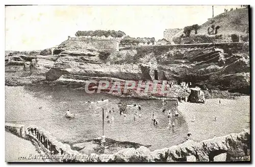 Cartes postales Biarritz Heure du bain au port Vieux