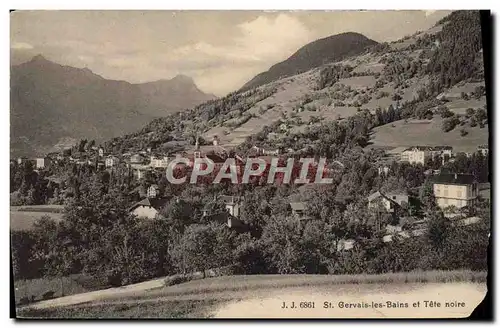 Cartes postales St Gervais les Bains et Tete noire