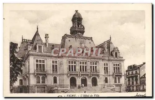 Cartes postales Vichy L&#39Hotel de Ville