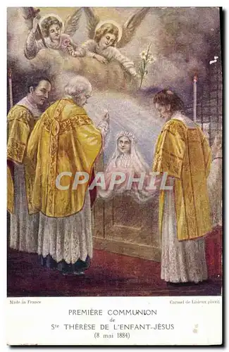 Cartes postales Premiere Communion de ste Therese de L'Enfant Jesus