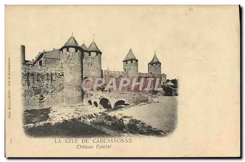 Ansichtskarte AK La Cite de Carcassonne Chateau Comtal