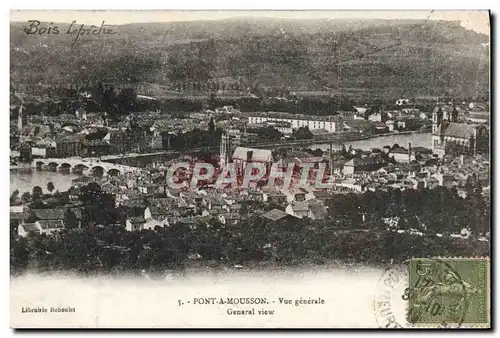 Cartes postales Pont a Mousson Vue generale