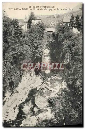 Cartes postales Bellegarde Pont de Coupy et la Valserine