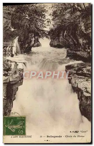 Cartes postales Bellegarde Chute du Rhone