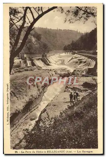 Ansichtskarte AK La Perte du Rhone a Bellegarde Les Barrages