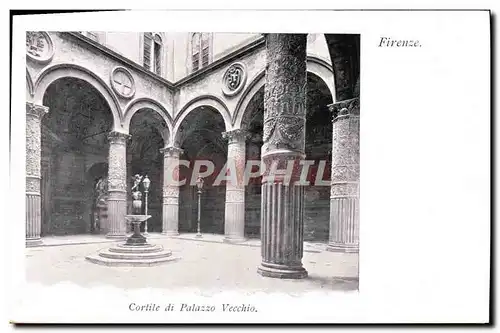 Ansichtskarte AK Firenze Cortile de Palazzo Vecchio