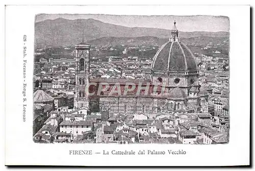 Cartes postales Firenze La Cattedrale dal Palazzo Vecchio