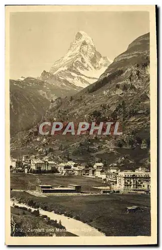 Cartes postales Zermatt und Matte