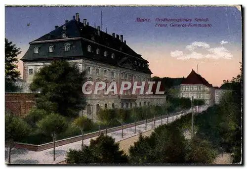 Cartes postales Mainz Grodherrogtiches Schloss